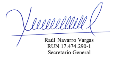 Raúl Navarro Vargas, Secretario General